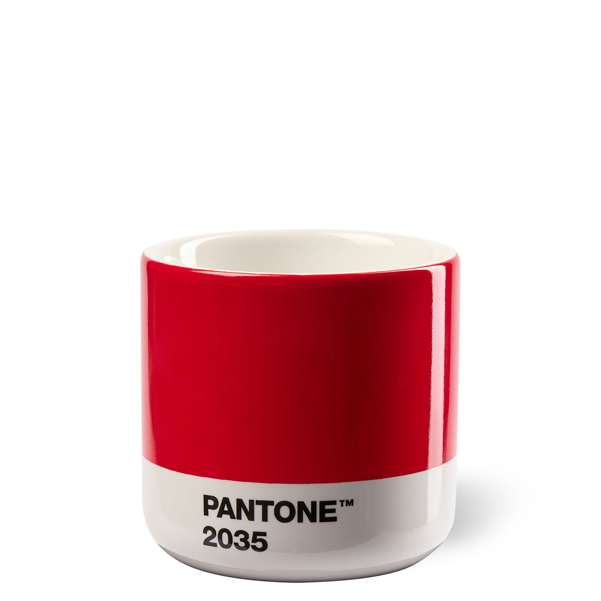 PANTONE Porcelana Macchiato porcelana, 12 C, Red2035 C, Orange 021 C, color rosa claro 182C Juego de 4 vasos térmicos 