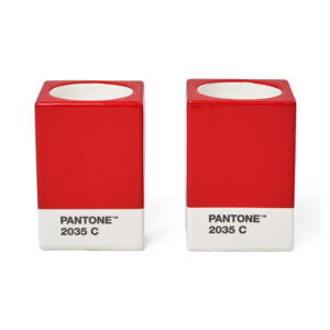PANTONE Candle Holders Red 2035