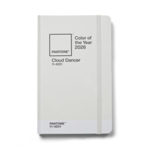 PANTONE Notebook small lined - COLOR OF THE YEAR 2026 - PANTONE 11-4201 - CLOUD DANCER