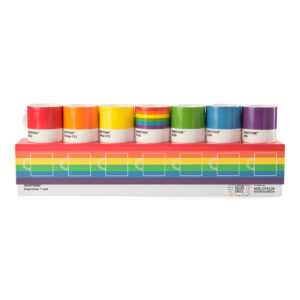 PANTONE espresso cup set of 7 PRIDE